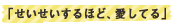 「せいせいするほど、愛してる」